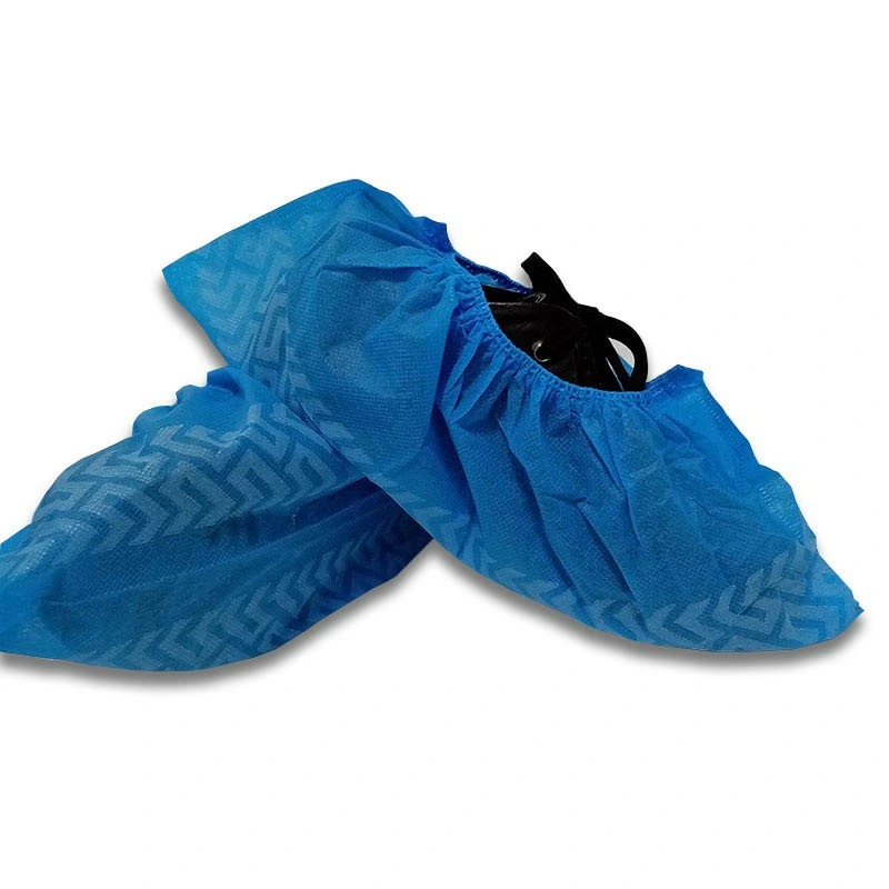 PE Non Woven Disposable Waterproof Plastic Shoe Cover Support L/C T/T D/P
