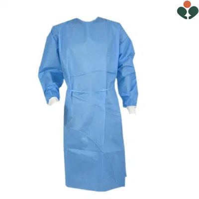 A prueba de agua quirúrgica disponible de la ropa protectora del vestido del aislamiento de SMS