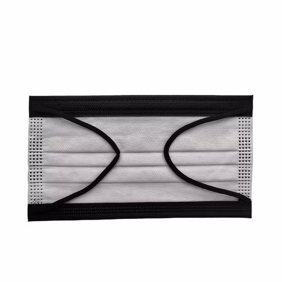 Mascarilla médica médica quirúrgica disponible del negro 3ply TypeIIR BFE el 99%