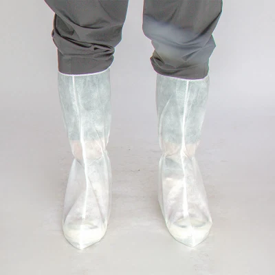 Cubierta de zapato hecha a mano desechable/cubierta de bota de tela desechable no tejida PP a prueba de polvo y antiestática